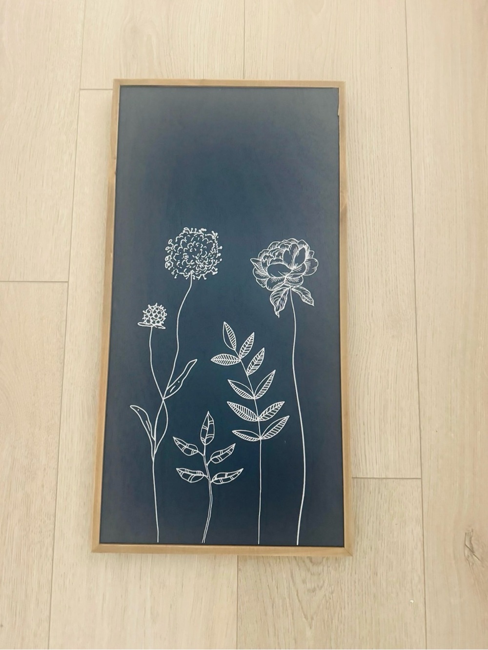 Navy white wall art decor